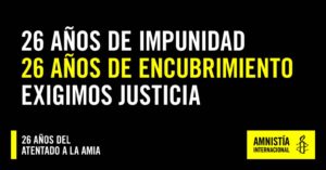 Lee más sobre el artículo AMIA: 26 años de impunidad