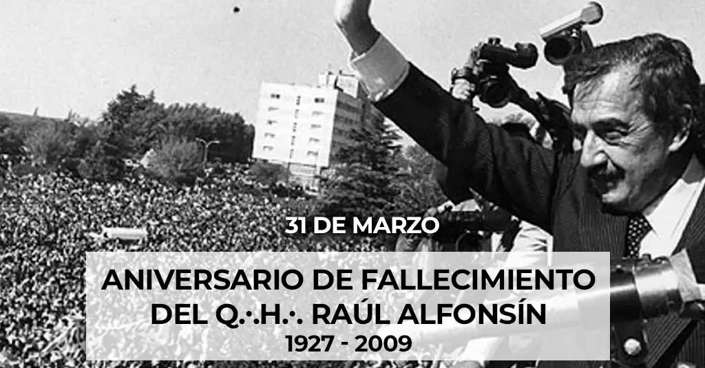 Fallecimiento del Dr. Raúl Alfonsín (1927/2009)