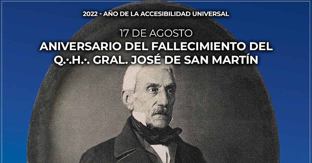 Lee más sobre el artículo Aniversario del fallecimiento del Gral. José de San Martín