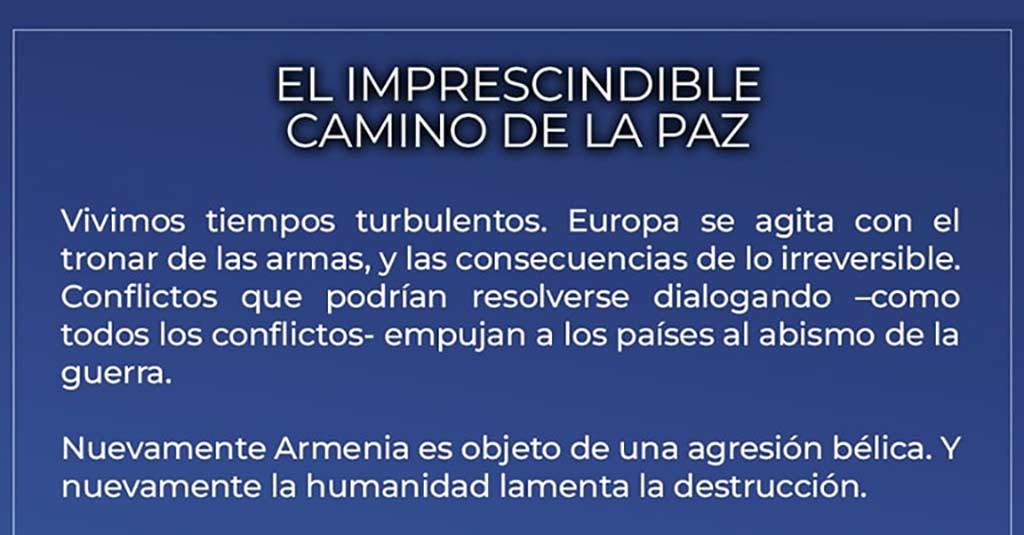 Lee más sobre el artículo El imprescindible camino de la PAZ