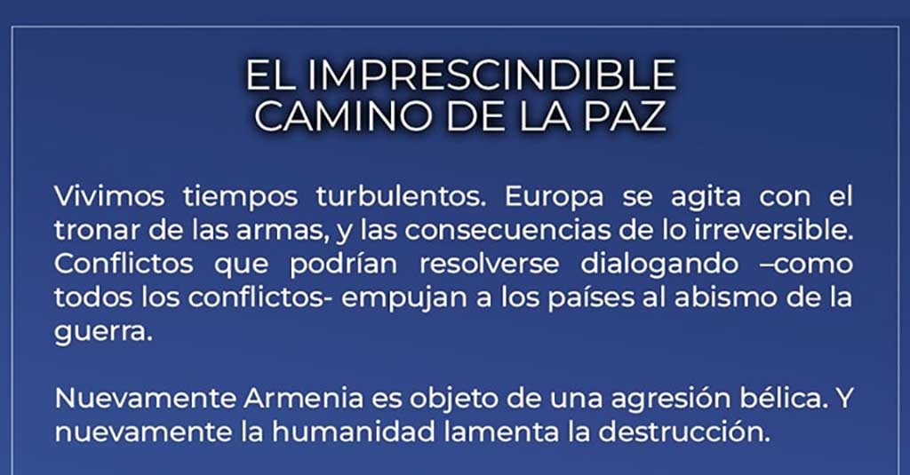 Lee más sobre el artículo El imprescindible camino de la PAZ