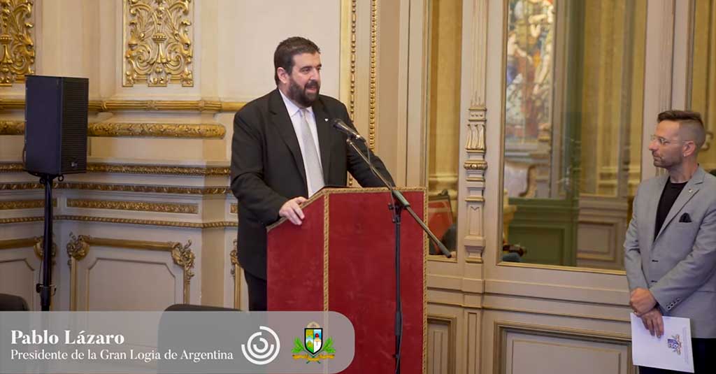 Lee más sobre el artículo Presidente de la Gran Logia en el 165° Aniversario