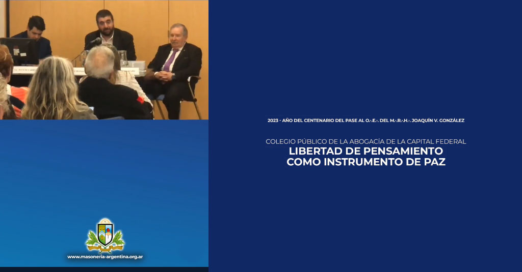 Lee más sobre el artículo Jornada Libertad de Pensamiento como Instrumento de Paz