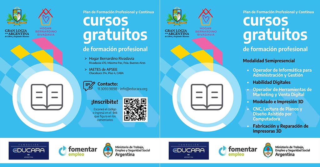 Lee más sobre el artículo CURSOS GRATUITOS DE FORMACIÓN PROFESIONAL