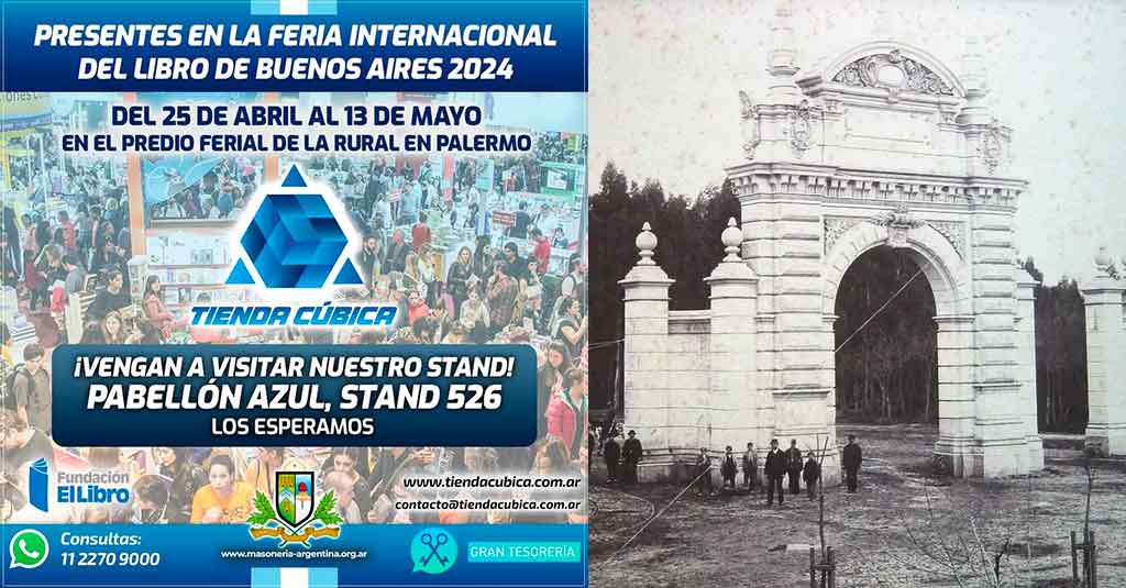 Por primera vez, la masonería de La Plata y de la Argentina estarán presentes en la Feria del Libro