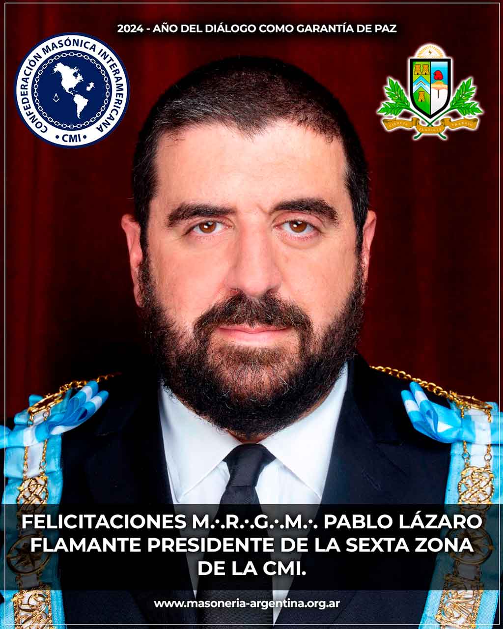 Pablo Lázaro Elegido como la máxima autoridad de la Zona 6 de la CMI