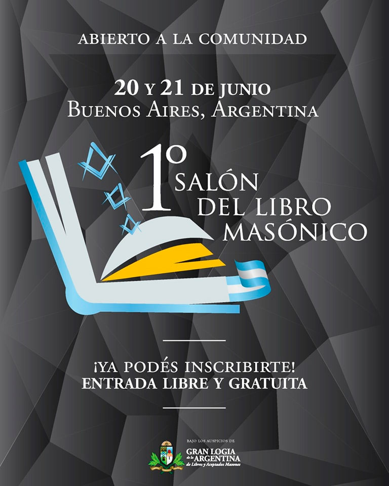 1° Salón del Libro Masónico | Abierta la inscripción