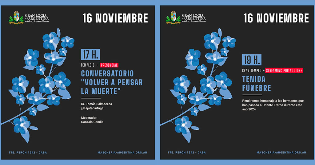 Lee más sobre el artículo Conversatorio “Volver a pensar la muerte” | Tenida Fúnebre