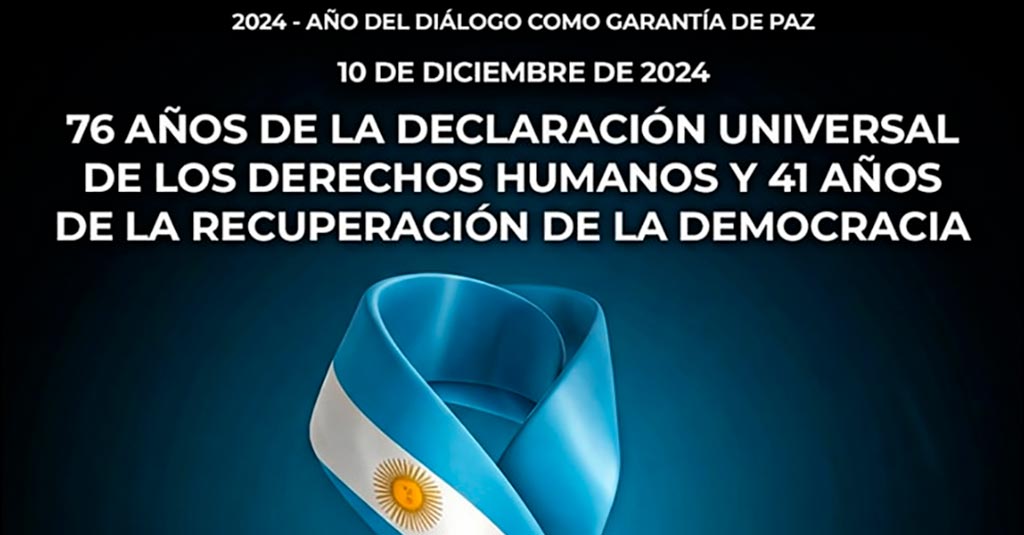 Lee más sobre el artículo Día Internacional de los Derechos Humanos y 41 años de Democracia