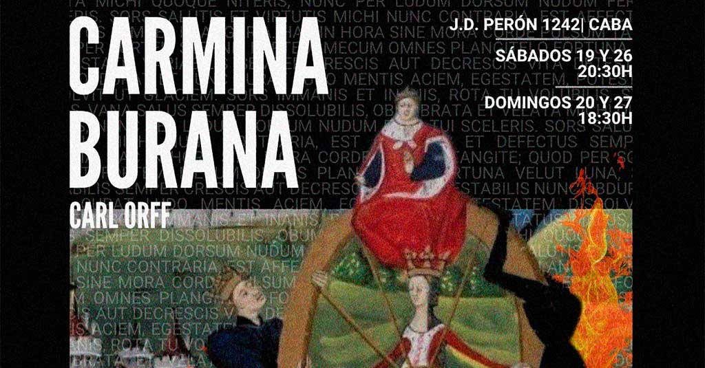 Lee más sobre el artículo Ultimos shows de Carmina Burana | Bar Entre Escuadra y Compás